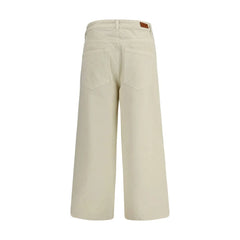Moncler Beige Cotton Casual Pants