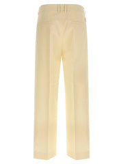 Moncler Beige Cotton Dress Pants
