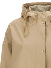 Moncler Beige Cotton Parka - 3