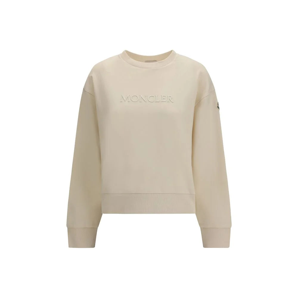 Moncler Beige Cotton Sweatshirt - M