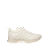 Moncler Beige Leather Low Top Sneakers - EU36/US6