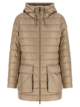 Moncler Beige Polyamide Full-Length Jacket