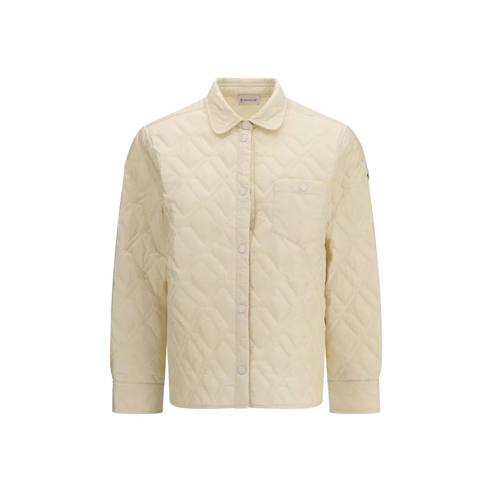 Moncler Beige Polyamide Full-Length Jacket - IT38 | S