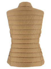Moncler Beige Polyamide Sleeveless Jacket