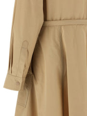 Moncler Beige Polyester Long Dress