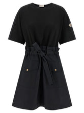 Moncler Black Cotton Short Dress