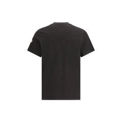 Moncler Black Cotton T-Shirt - S