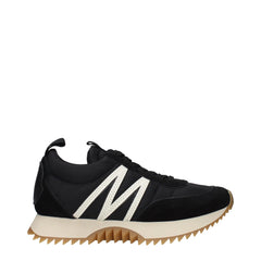 Moncler Black Fabric Low Top Sneakers - EU35/US5