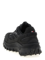 Moncler Black Polyamide Athletic Sneakers - EU43.5/US10.5