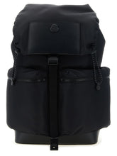Moncler Black Polyamide Backpack