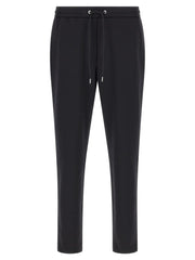 Moncler Black Polyamide Joggers (Workout Pants)