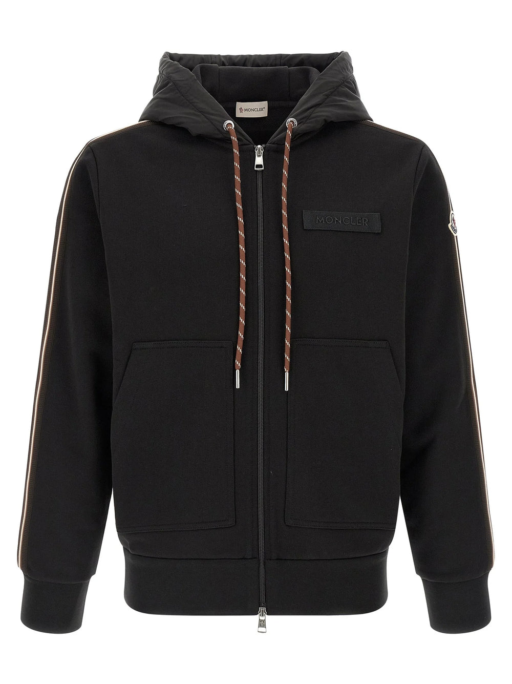 Moncler Black Polyamide Sweatshirt