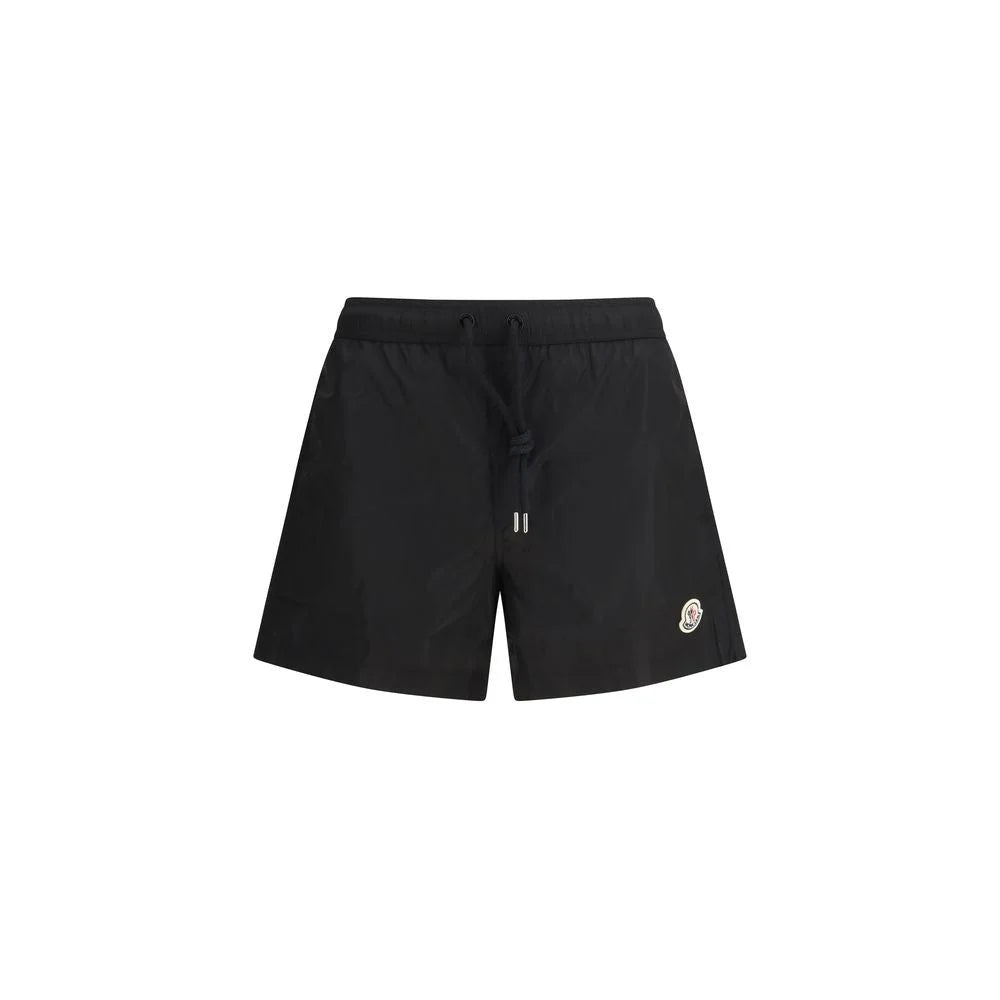 Moncler Black Polyamide Swim Shorts - S