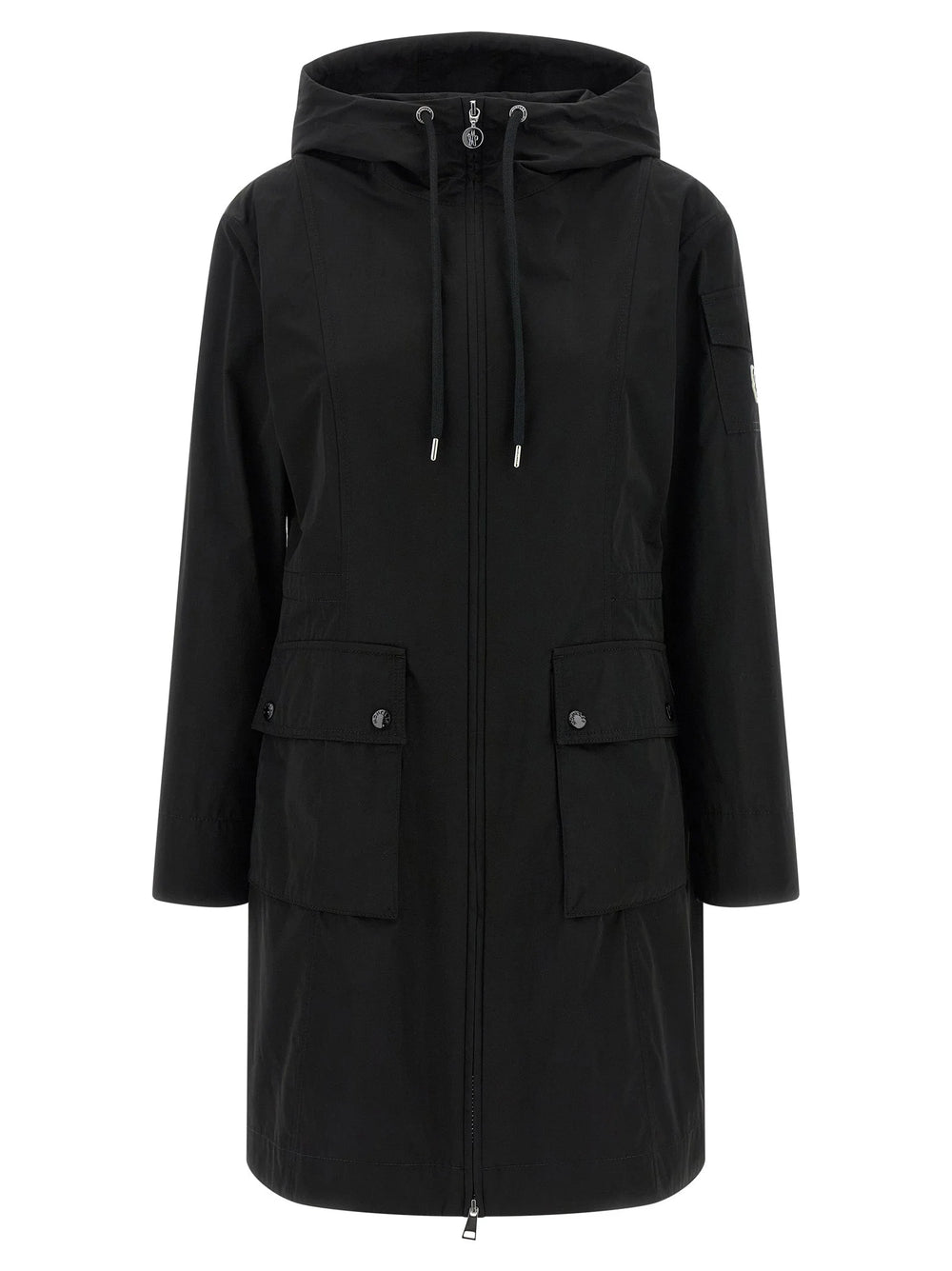 Moncler Black Polyester Parka - 4