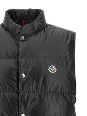 Moncler Black Polyester Sleeveless Jacket
