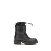 Moncler Black Pvc Rain Boots - EU36/US6