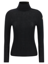 Moncler Black Virgin Wool Cardigan