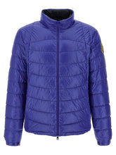 Moncler Blue Polyamide Full-Length Jacket