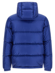 Moncler Blue Polyamide Full-Length Jacket