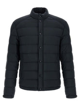 Moncler Blue Polyamide Full-Length Jacket