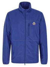Moncler Blue Polyamide Shell Jacket