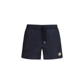 Moncler Blue Polyamide Short And Mini Shorts