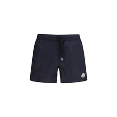 Moncler Blue Polyamide Short And Mini Shorts