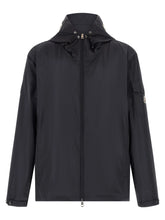 Moncler Blue Polyester Shell Jacket