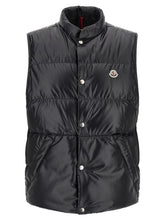 Moncler Blue Polyester Sleeveless Jacket