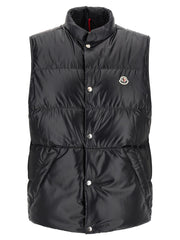 Moncler Blue Polyester Sleeveless Jacket
