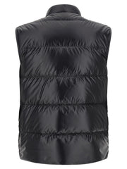 Moncler Blue Polyester Sleeveless Jacket