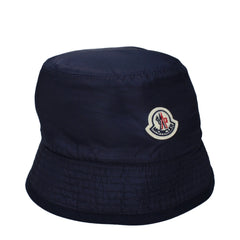 Moncler Blue Wool Bucket Hat - L
