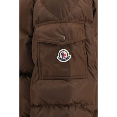 Moncler Brown Polyamide Full-Length Jacket