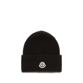 Moncler Brown Wool Oves Aries Beanie - UNI