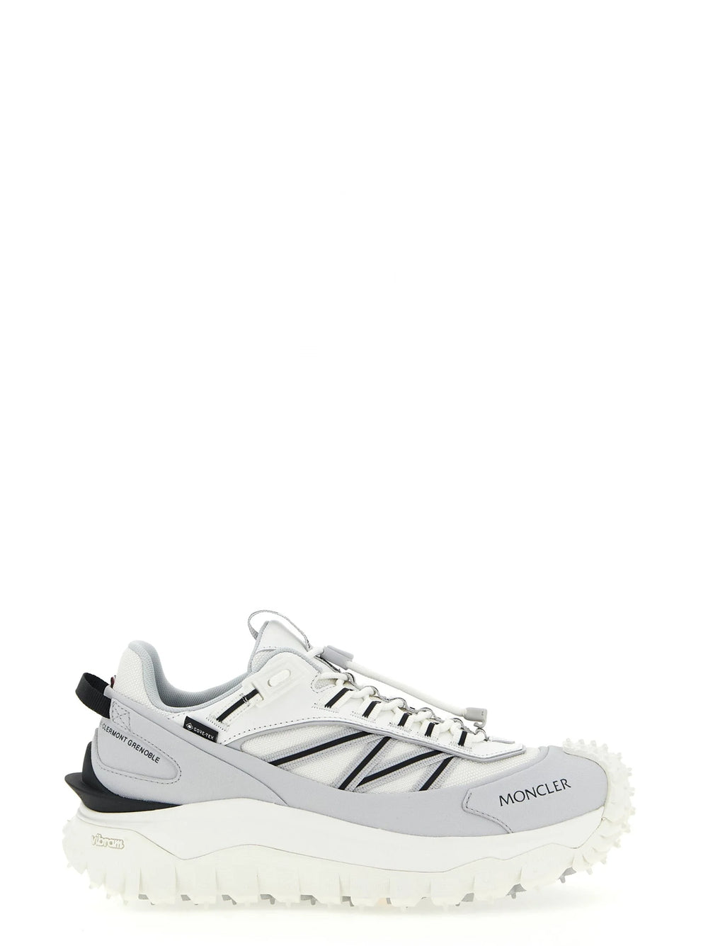Moncler Gray Polyamide Athletic Sneakers - EU44/US11