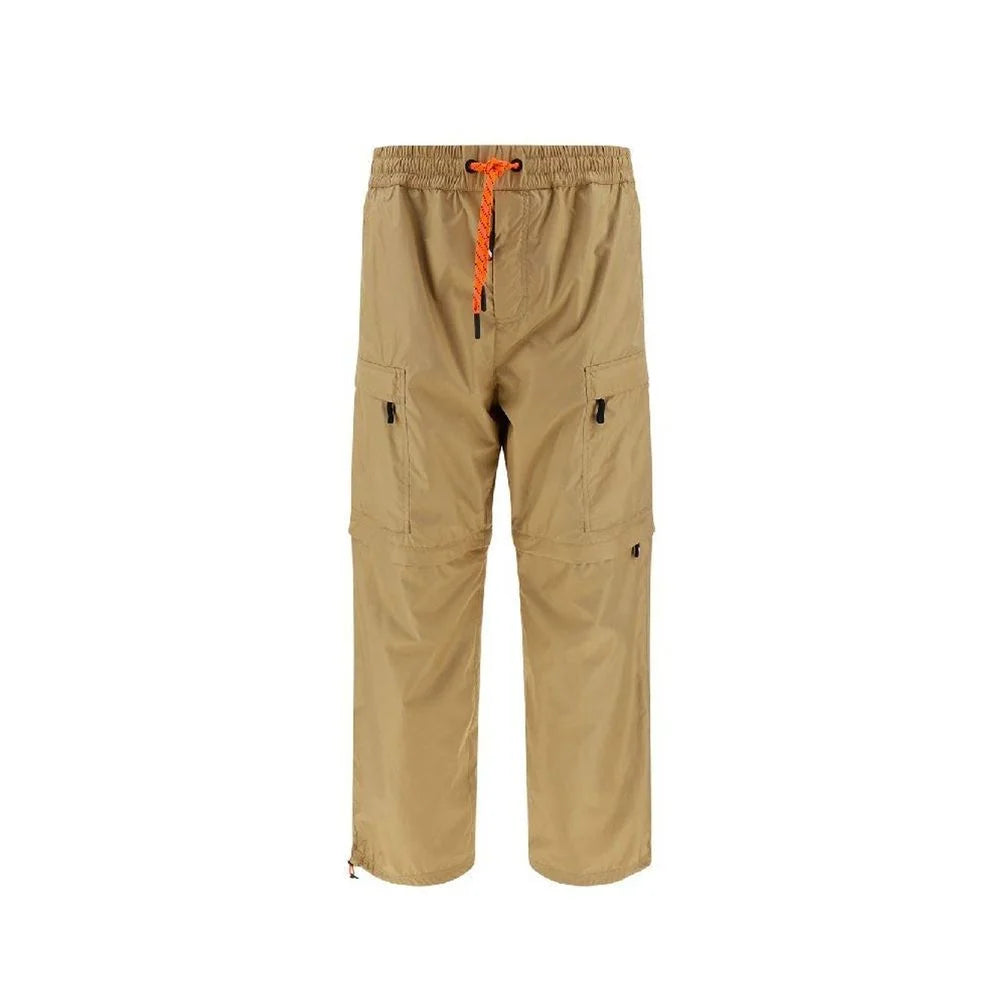 Moncler Grenoble Beige Nylon Cargo Pants