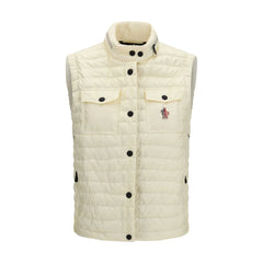 Moncler Grenoble Beige Polyamide Sleveless Jacket
