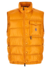 Moncler Grenoble Bicolor Polyester Sleeveless Jacket