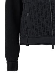 Moncler Grenoble Black Polyamide Cardigan - L