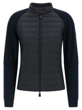 Moncler Grenoble Blue Polyamide Cardigan
