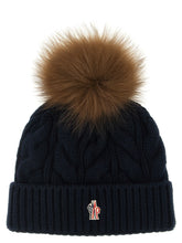 Moncler Grenoble Blue Virgin Wool Beanie - UNI