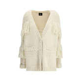 Moncler Grenoble Cream Polyamide Cardigan