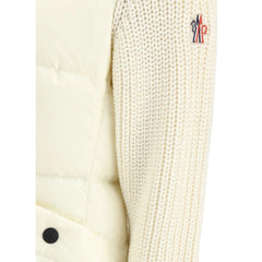 Moncler Grenoble Cream Polyamide Coat