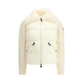 Moncler Grenoble Cream Polyamide Coat - XS