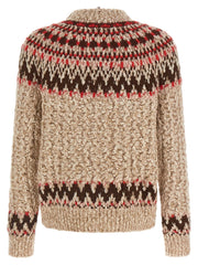 Moncler Grenoble Multicolor Wool Cardigan - M