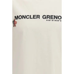 Moncler Grenoble White Cotton T-Shirt - M
