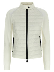 Moncler Grenoble White Polyamide Cardigan