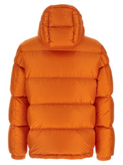 Moncler Orange Polyamide Full-Length Jacket