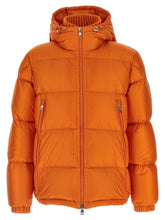 Moncler Orange Polyamide Full-Length Jacket