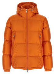 Moncler Orange Polyamide Full-Length Jacket